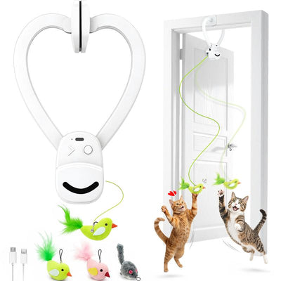 Motion Activated Hanging Cat Toy for Indoor Cats